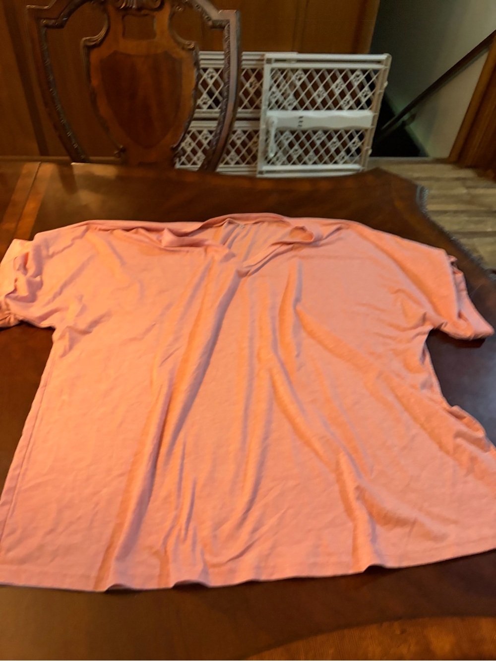 Women’s Pink Short-Sleeve Crewneck Shirt
